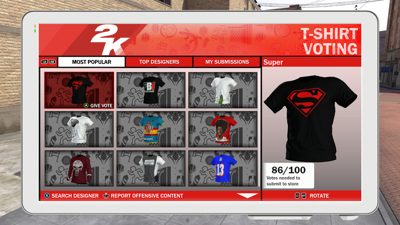 Illustration for article titled NBA 2K18 Is Taking Down Custom Shirts Depicting Real Brands, To Players' Dismay